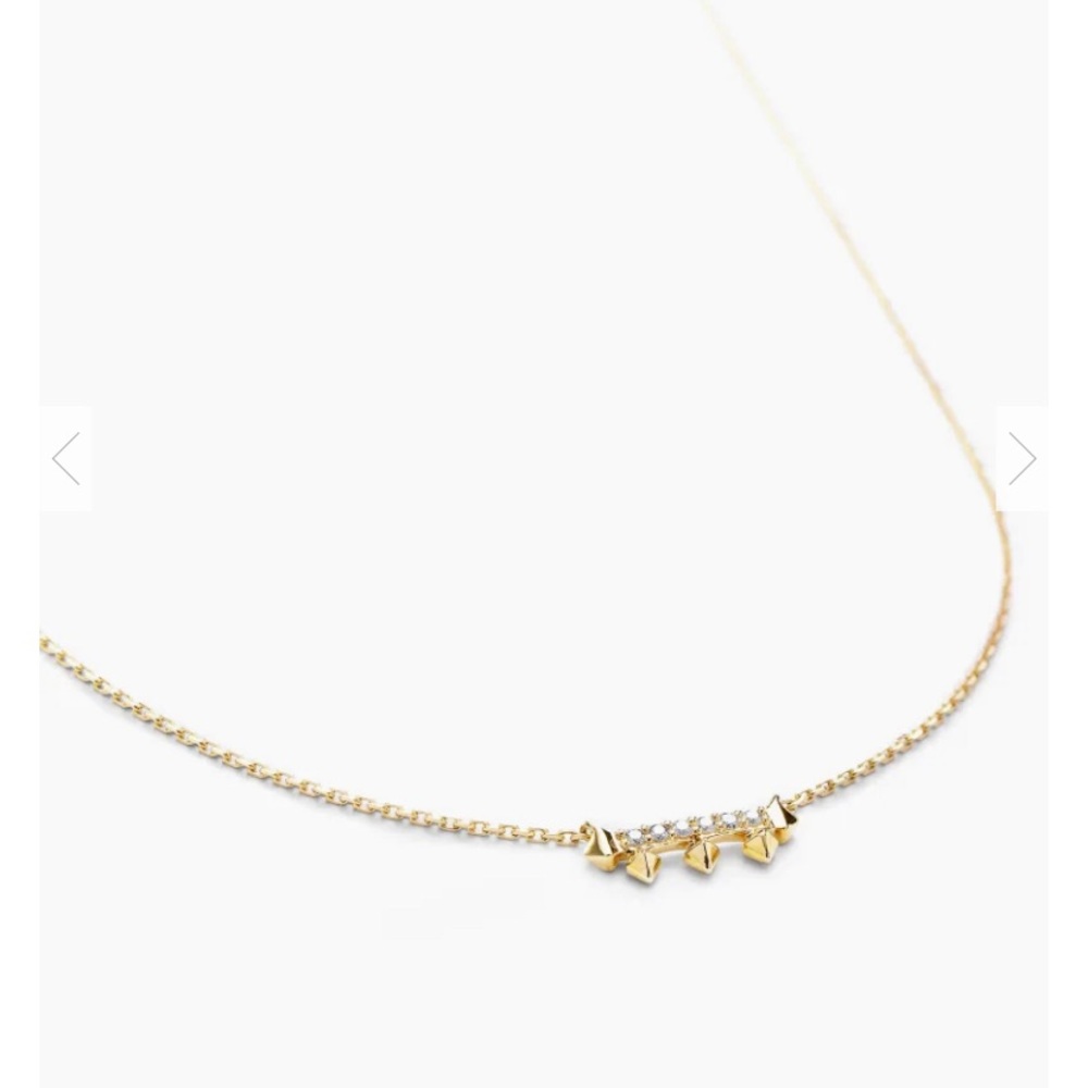 Katy Kendra Scott Diamond Necklace Gold